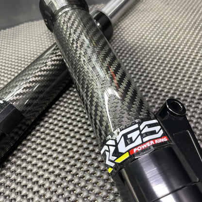 Front forks 380mm for DIO50 carbon color JISO - 3