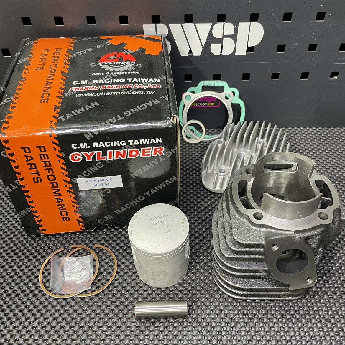 Cylinder kit 56mm for Bws100 4VP air cooled set - 8