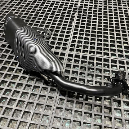 Exhaust system for Ruckus with Yamaha Cygnus engine