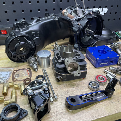 Disassembled engine 125cc Dio50 Af18 water cooling - 3