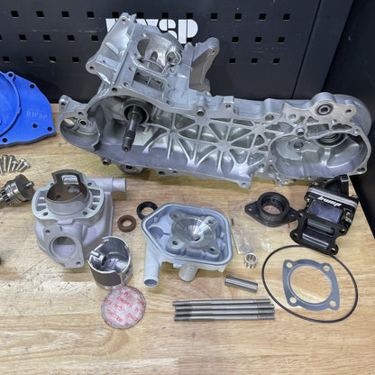 Disassembled engine Dio50 Af18 90cc with water cooling ceramic cylinder - 3