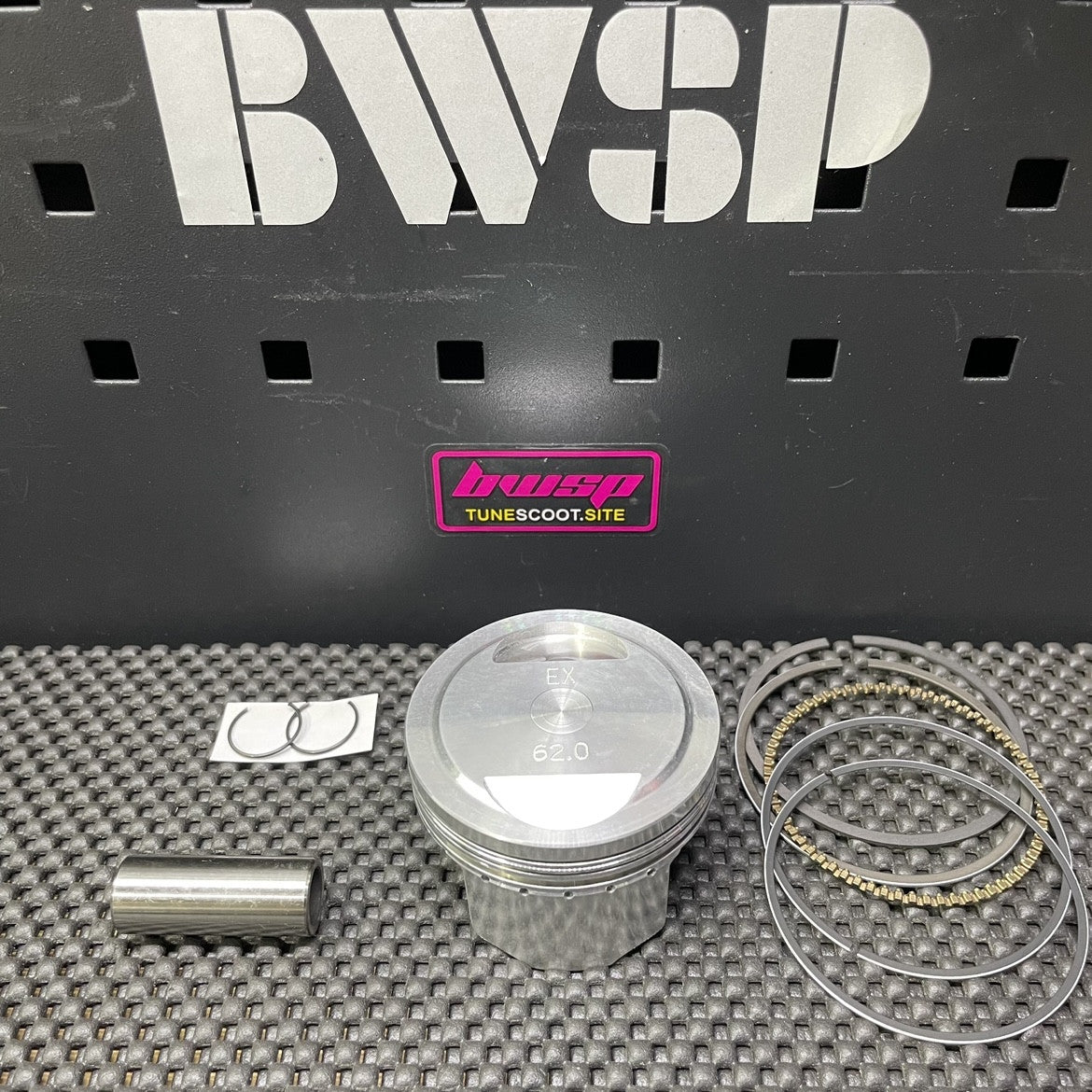 Forged piston kit 62mm 2V for Ruckus 157qmb two valves